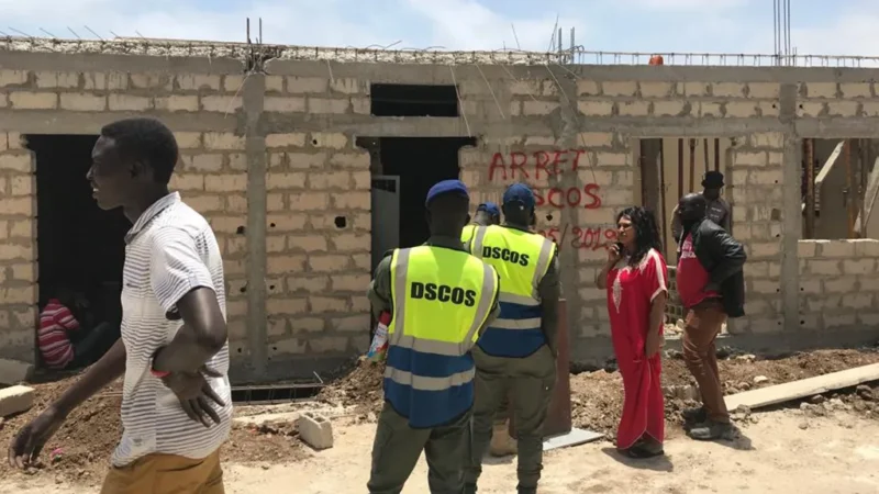 Constructions irrégulières au Sénégal